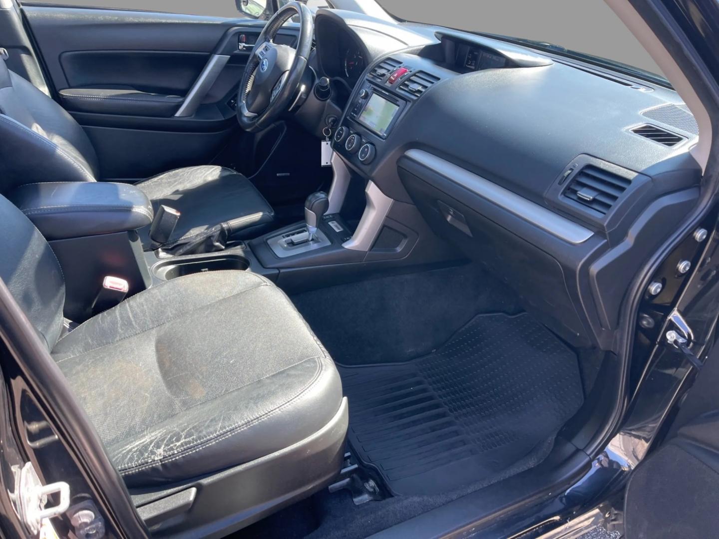 2014 Black /Black Subaru Forester 2.0XT Touring (JF2SJGMC4EH) with an 2.0L H4 SOHC 16V TURBO engine, Automatic transmission, located at 547 E. Main St., Orwell, OH, 44076, (440) 437-5893, 41.535435, -80.847855 - Photo#47